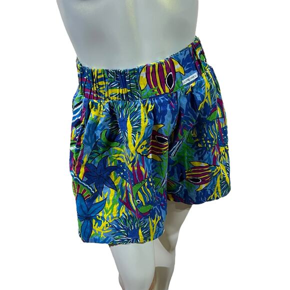 Vintage 1980s Cristina’s Tropical Fish High-Waist Shorts medium - Picture 11 of 16
